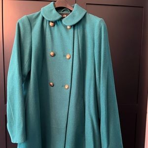 H&M Pea Coat with collar